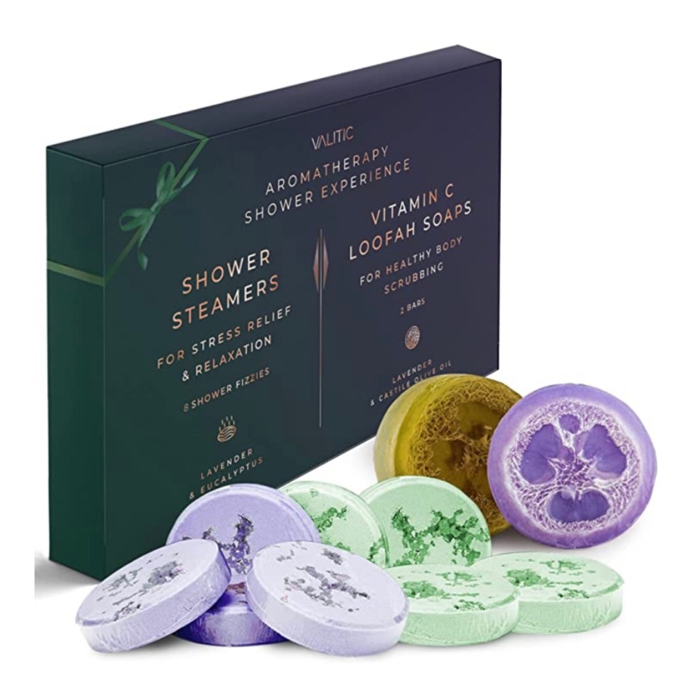 Aromatherapy Shower Steamers & Vitamin C Loofah Soaps